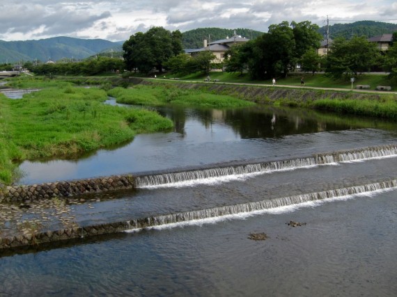 Kamo river, Kyoto