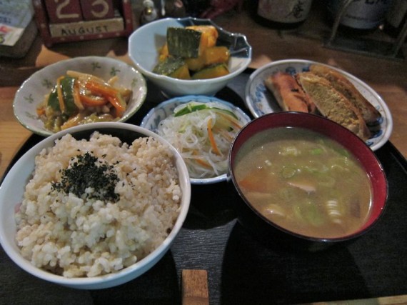 Vegetarian meal at Mikoan, Kyoto