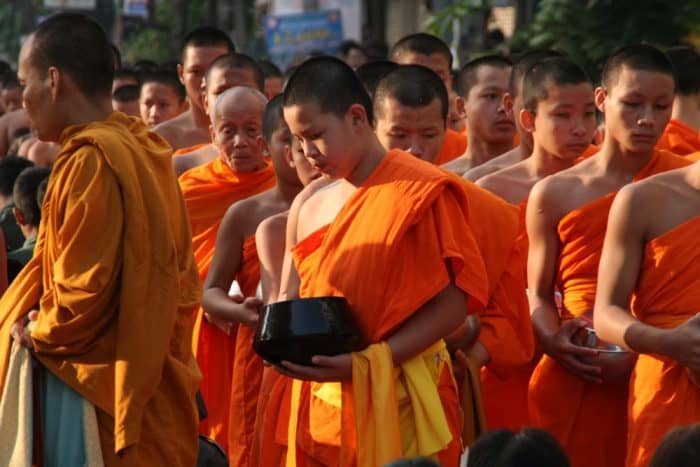 Photo Essay: 12,600 Monks in Chiang Mai