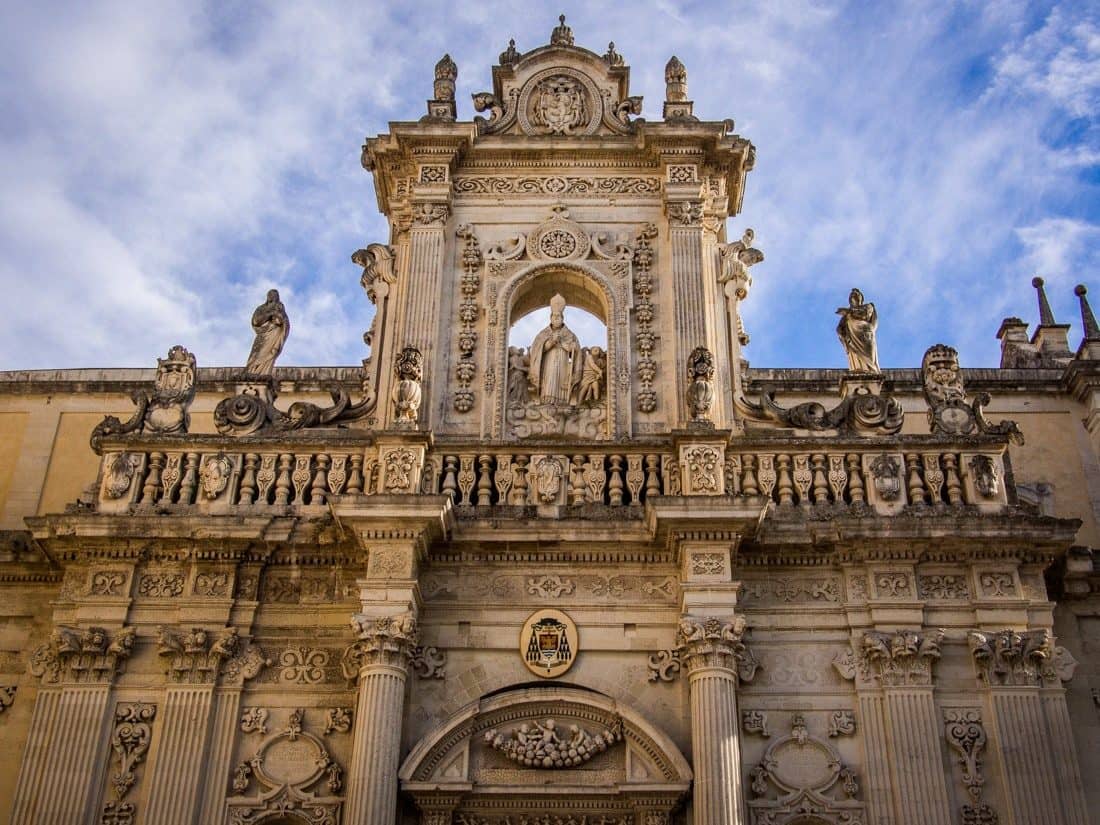 Lecce's baroque cathedral, Puglia, Italy