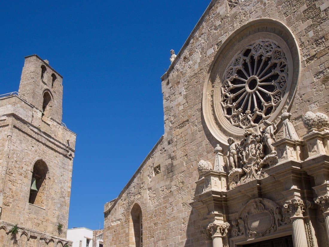 Exterior of Otranto Cathedral, Puglia, Italy