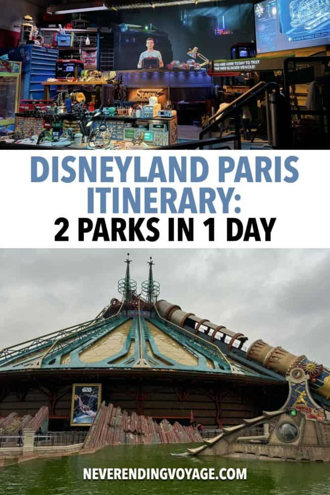 Disneyland Paris Itinerary Travel Guide Pinterest pin