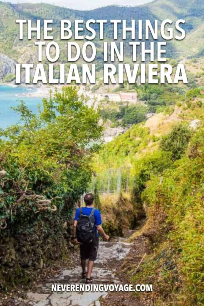 Italian Riviera Travel Guide pinterest pin
