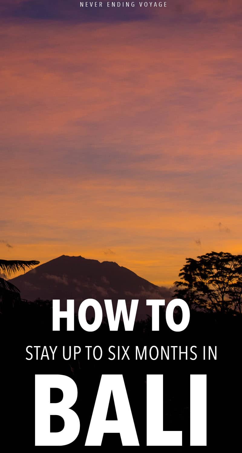 Wondering how to stay up to six months in Bali? Here's a step by step guide on how we extended our Indonesian visa!