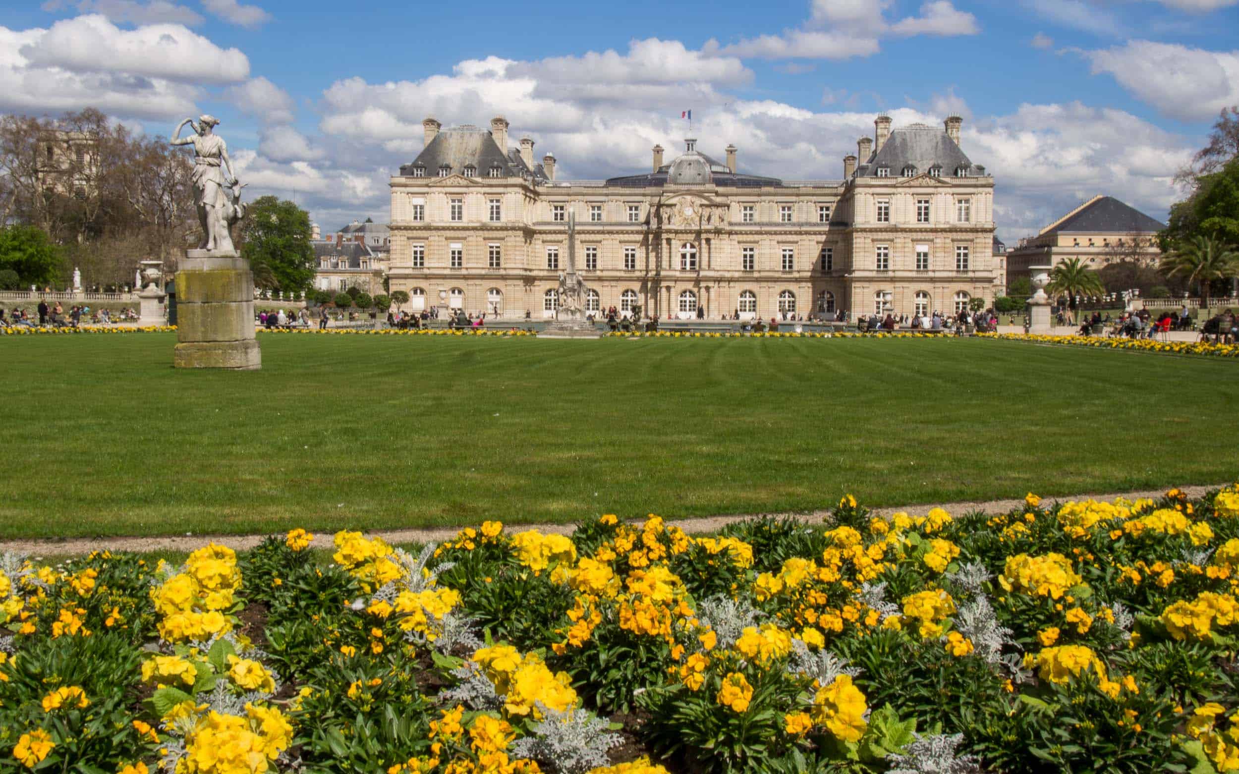 Luxembourg Gardens in spring is a highlight of a Paris one day itinerary.