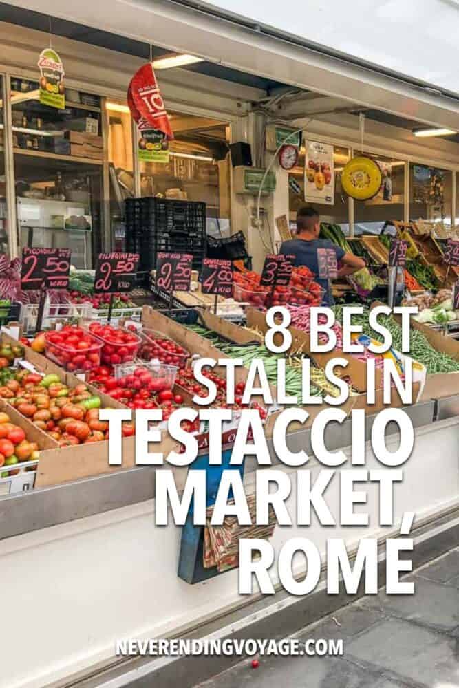 Testaccio Market Guide Pinterest pin