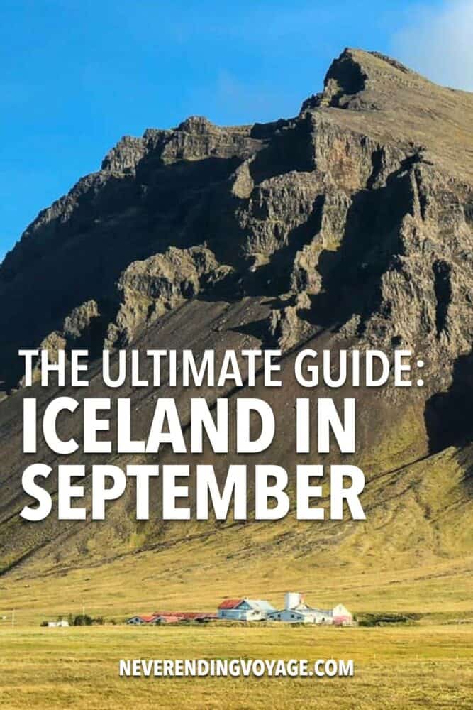 Iceland in September  Guide Pinterest pin