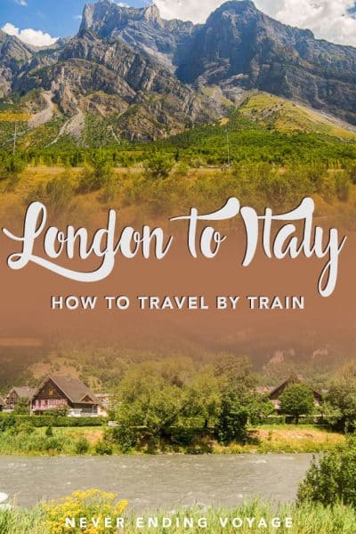 trip to italy from london