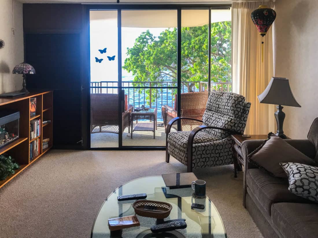 Our oceanfront condo at Kahana Reef in West Maui, Hawaii, USA