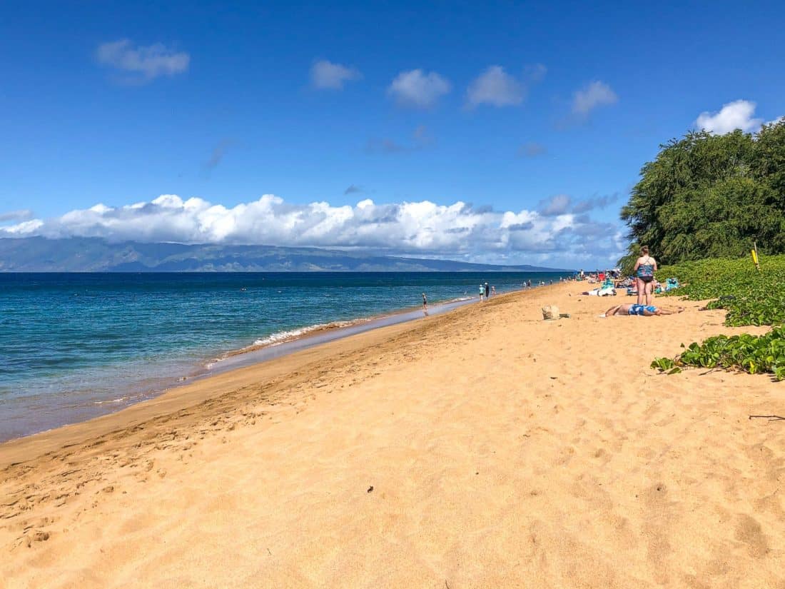 Airport Beach in West Maui, Hawaii, USA