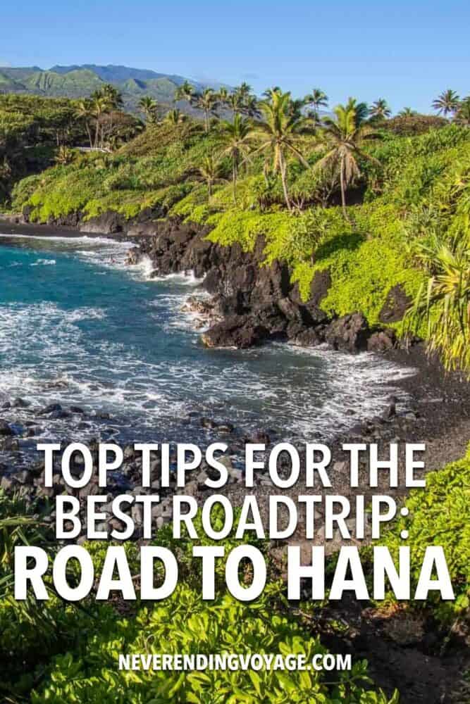 Road to Hana Guide Pinterest pin