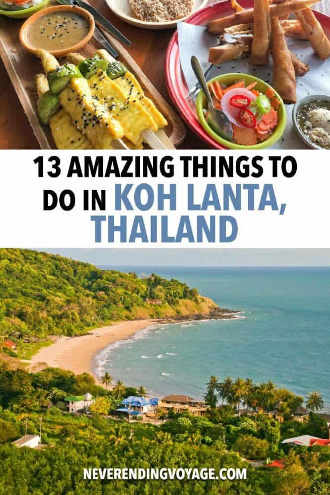 Koh Lanta Things Travel Guide Pinterest pin