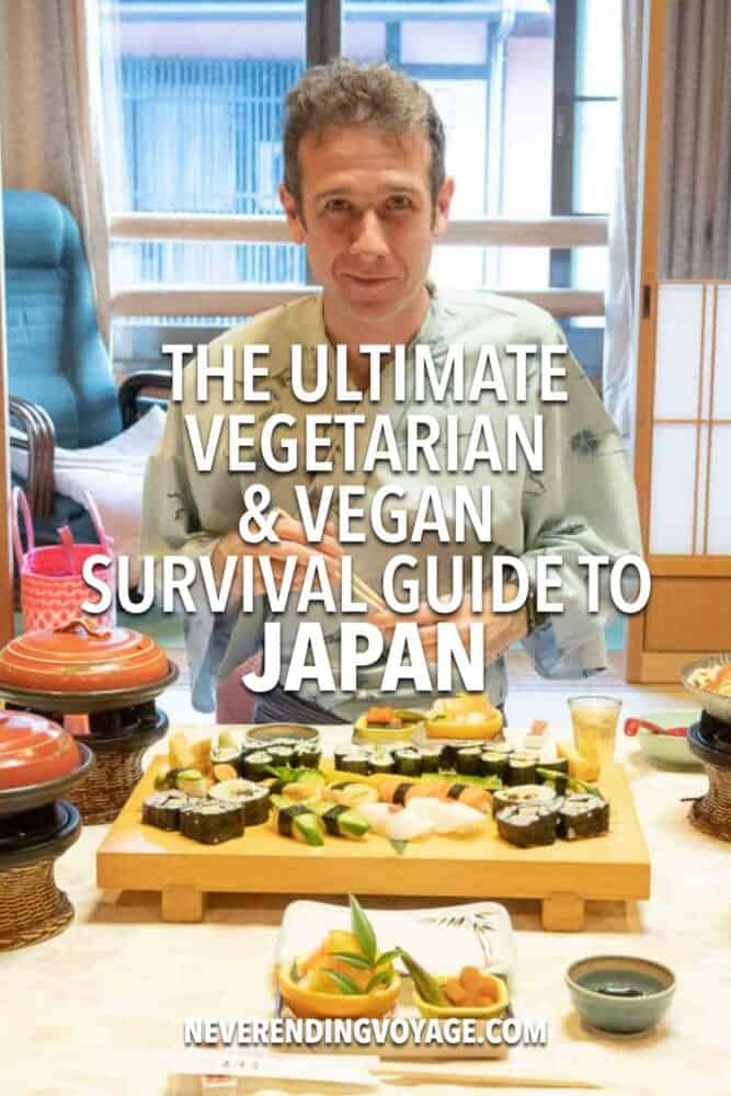 Vegetarian Guide Japan Pinterest pin