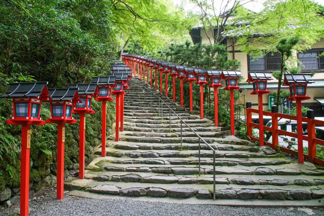 Kifune Shrine in Kibune, near Kyoto