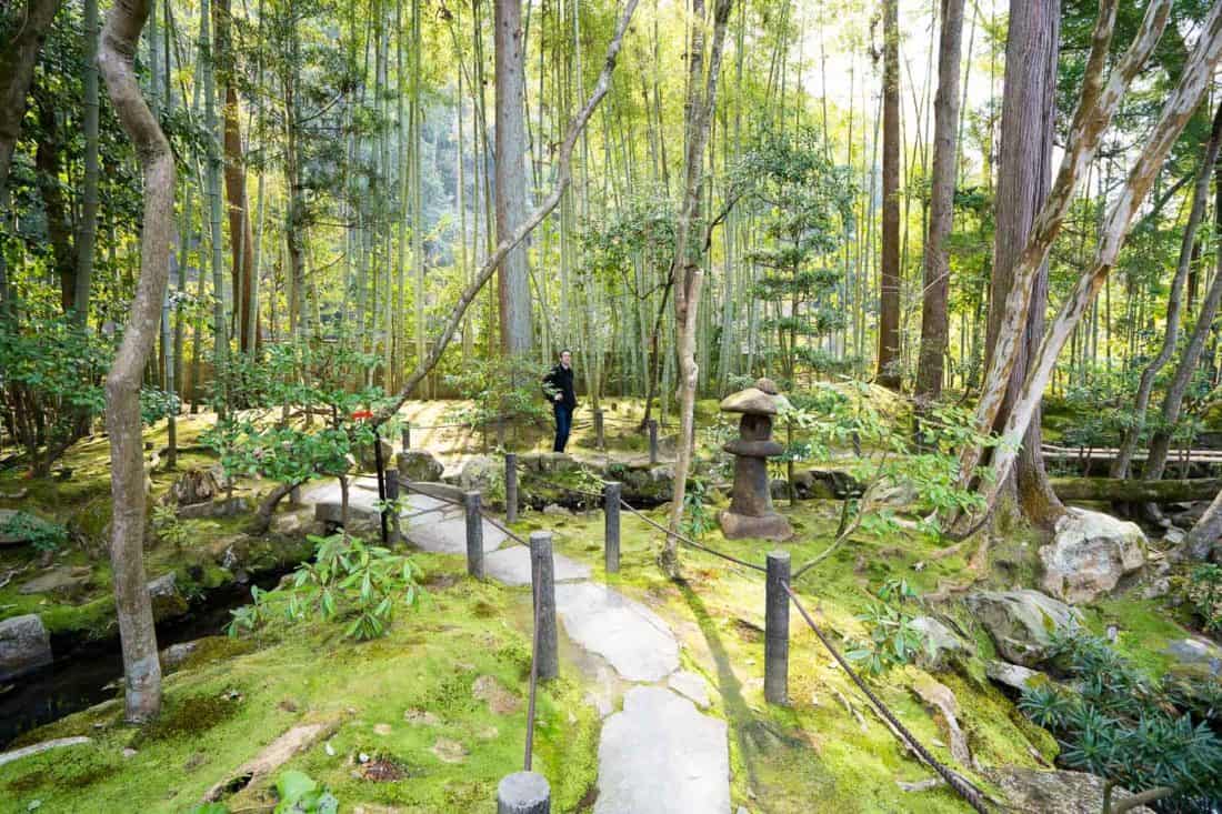 The gardens of the subtemple Tenjuan at Nanzenji in Kyoto, Japan