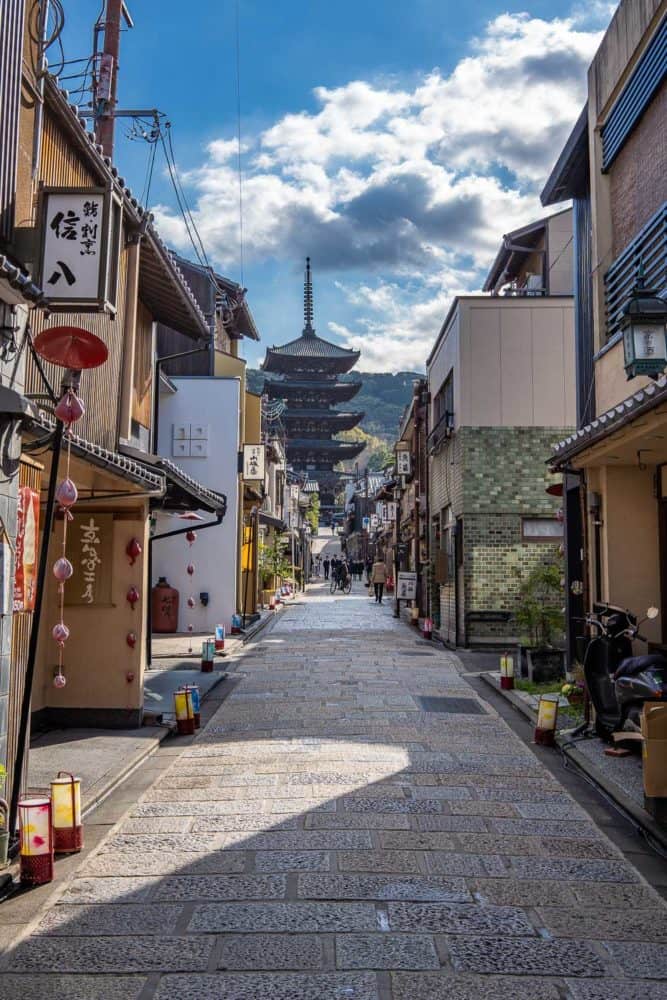 Yasaka Pagoda street in Kyoto