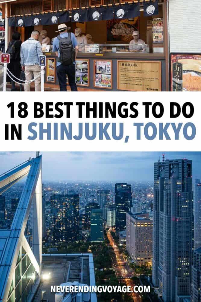 Shinjuku Tokyo Guide Pinterest pin