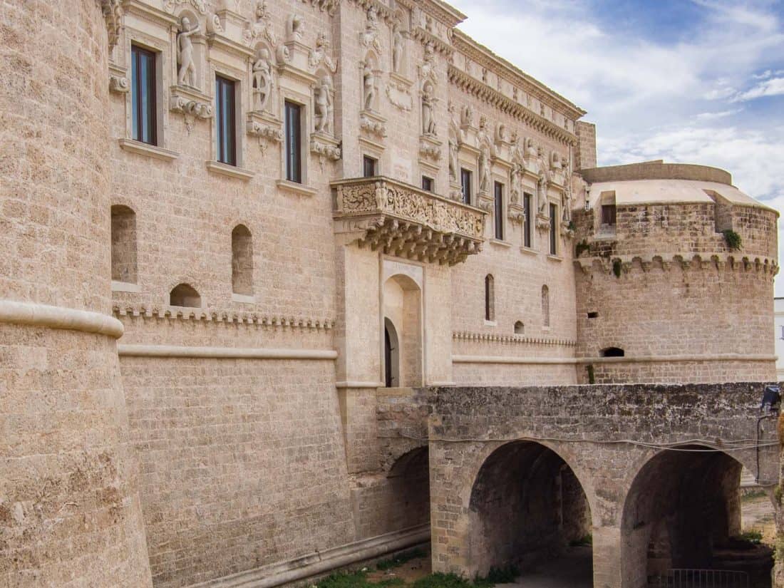 De'Monti Castle in Corigliano d'Otranto, Puglia