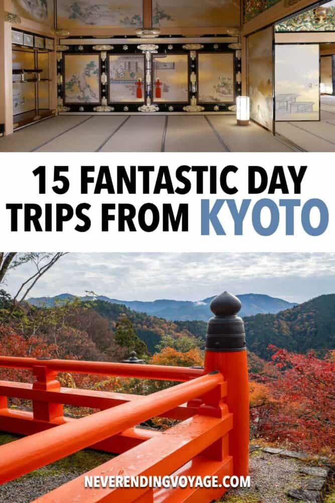 Kyoto Day Trips Guide Pinterest pin