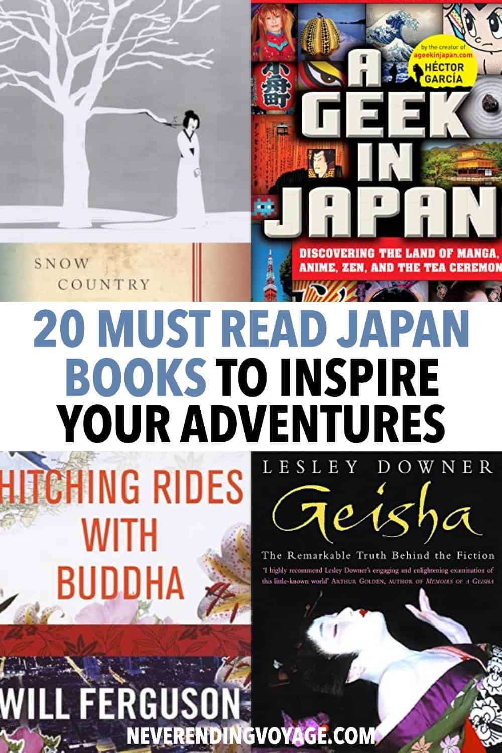 Best Japan Books Guide Pinterest pin