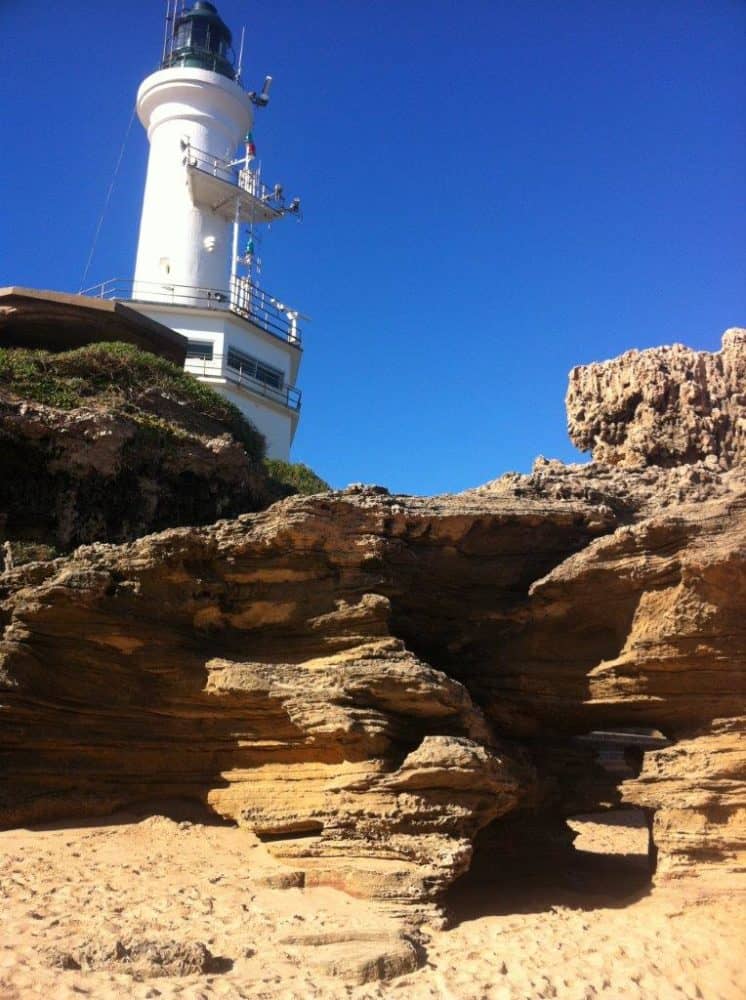 Point Lonsdale Lighthouse and Buckley's Cave in Victoria, Australia