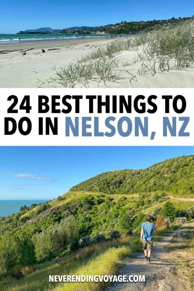 Nelson NZ Travel Guide Pinterest pin