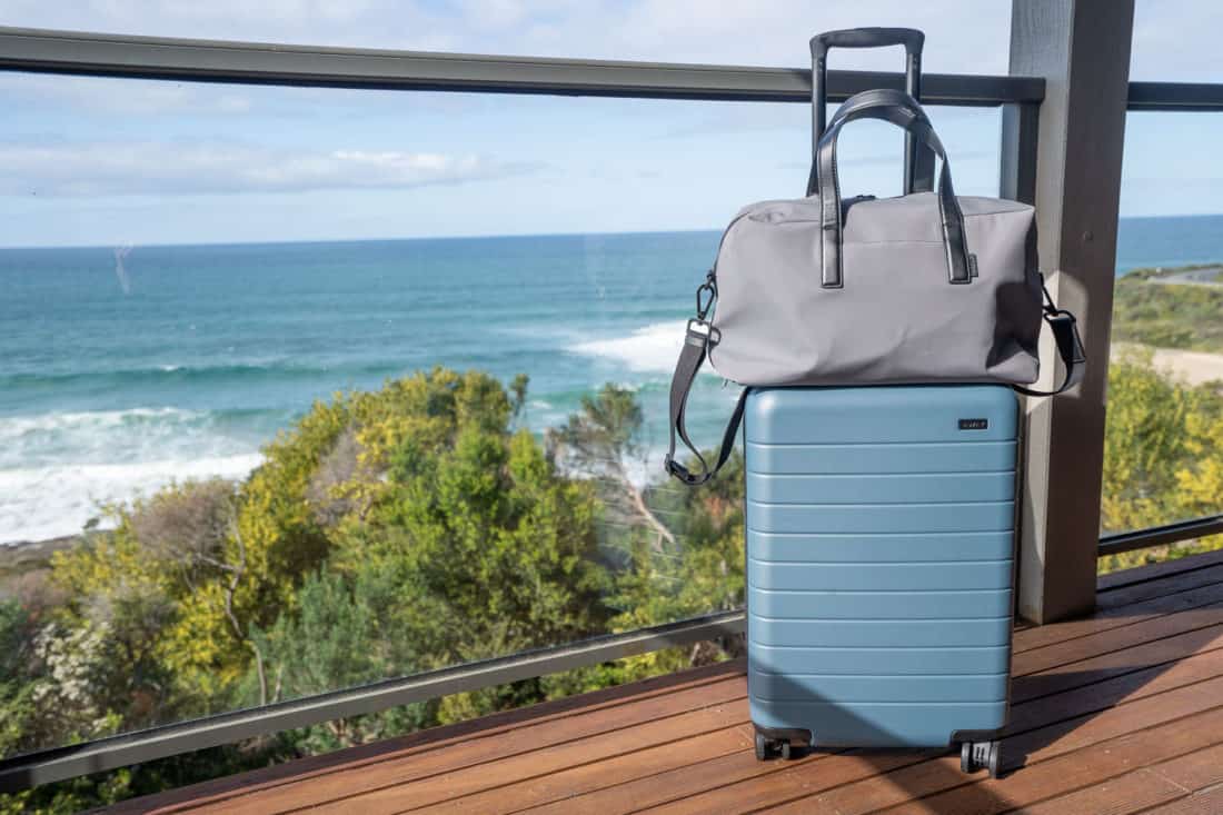 Away Bigger Carry On Suitcase and Everywhere Bag