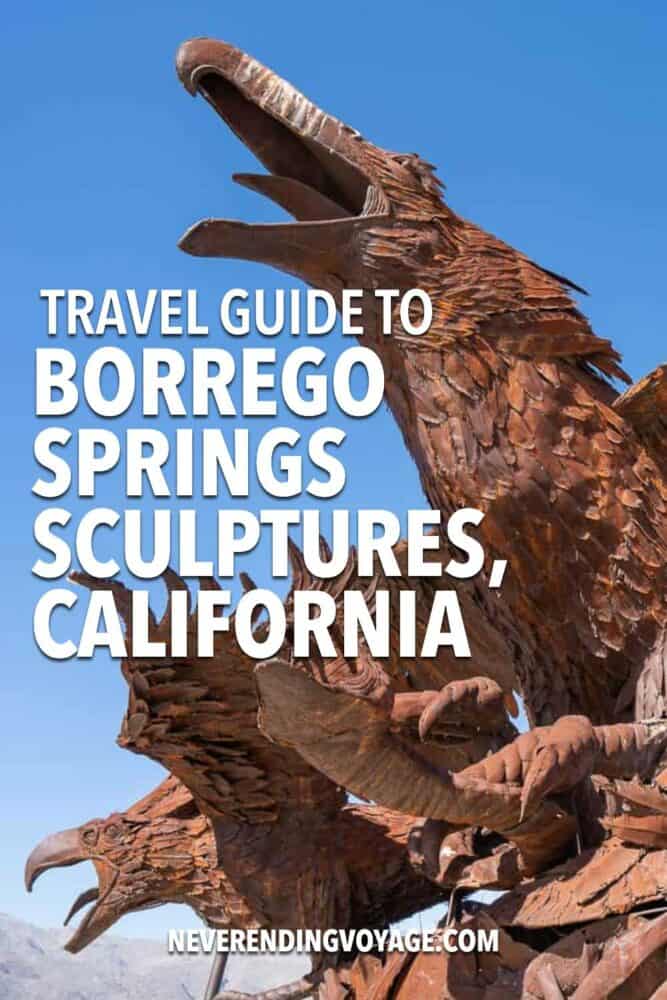 Borrego Springs Sculptures Travel Guide Pinterest pin new