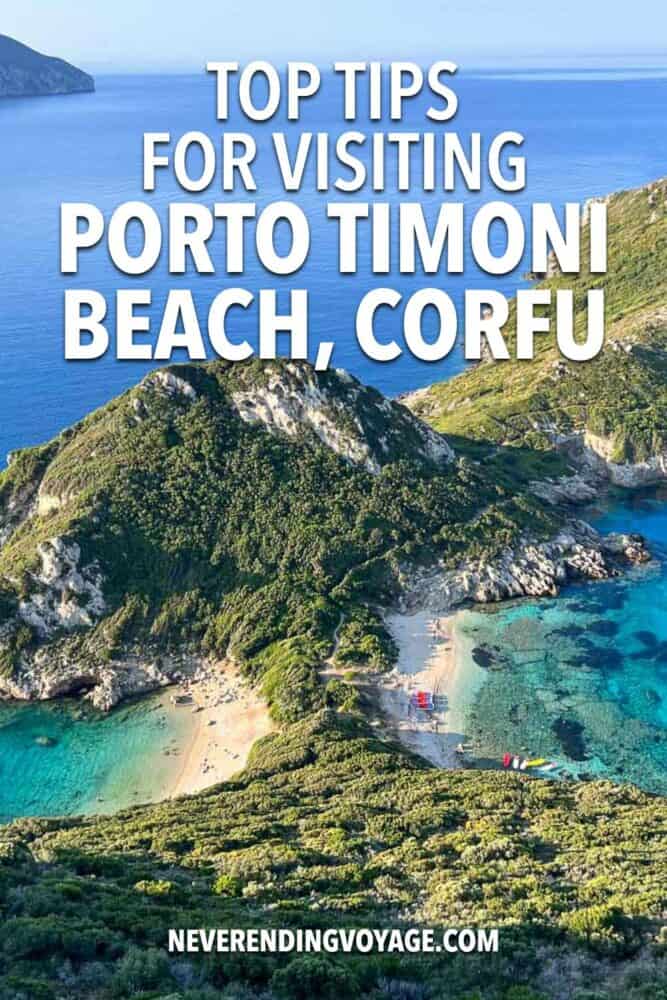 Porto Timoni Travel Guide pinterest pin