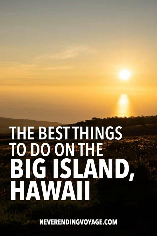 Big Island Hawaii Guide Pinterest pin