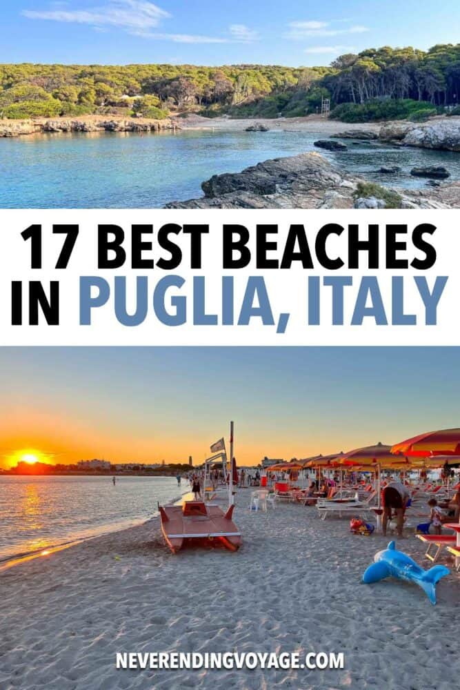Puglia Beaches Guide Pinterest pin