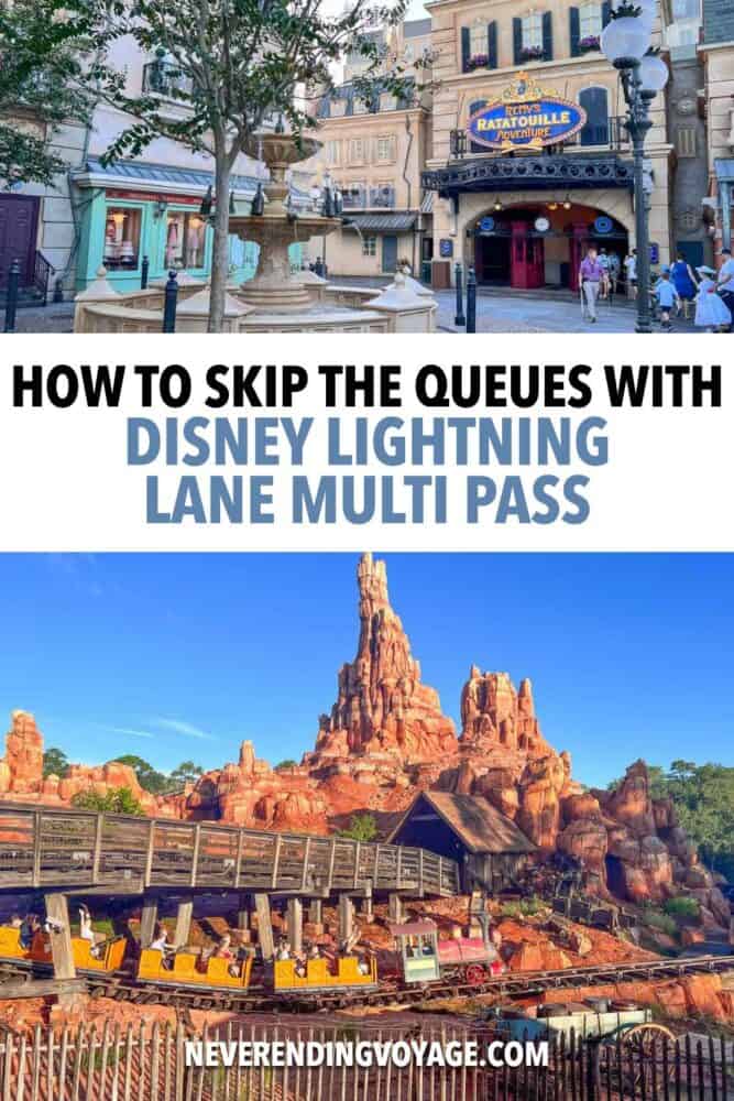 Disney Lightning Lane Guide Pinterest pin