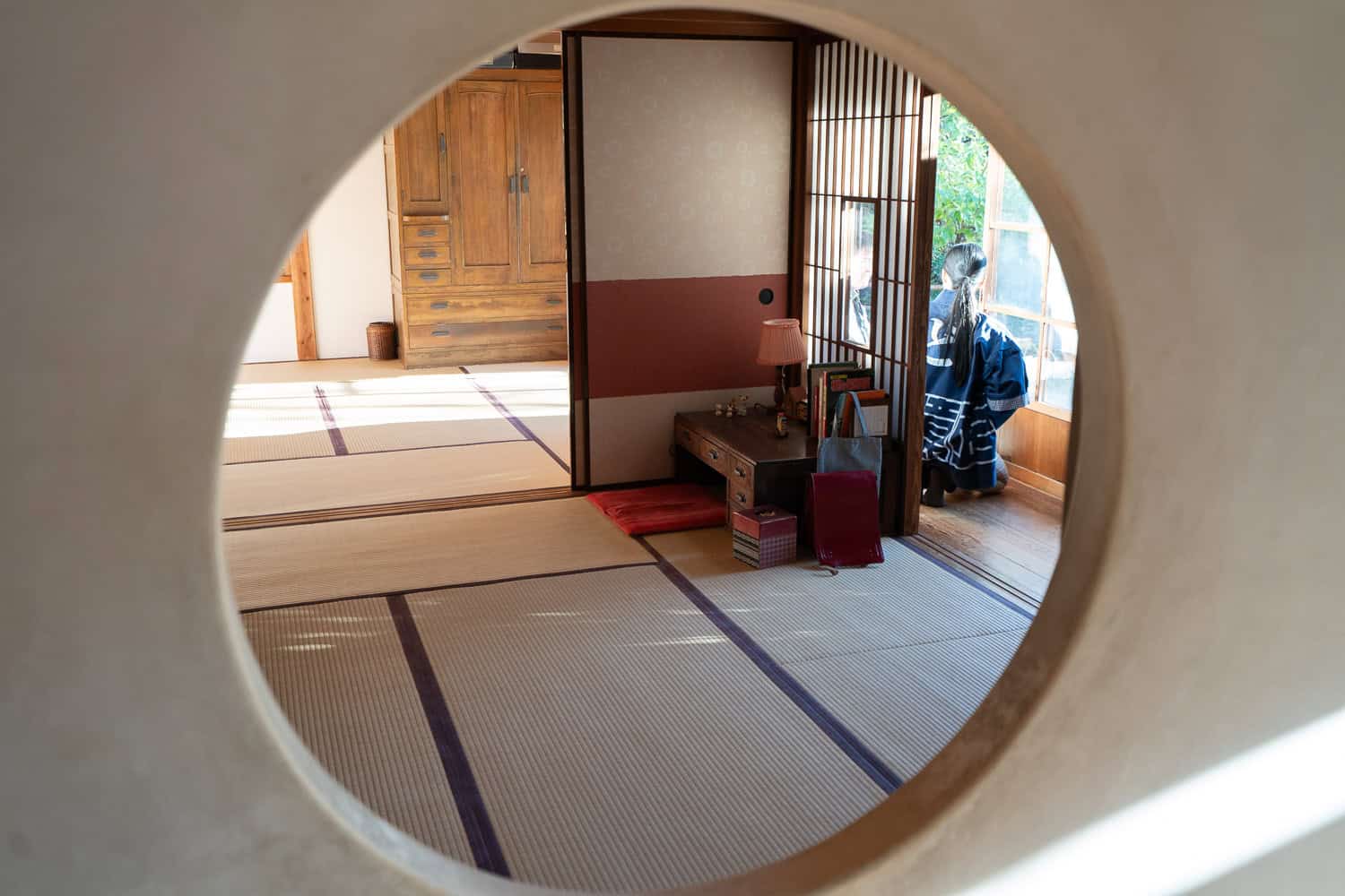 Tatami mat living room from My Neighbor Totoro, Ghibli Park, Japan