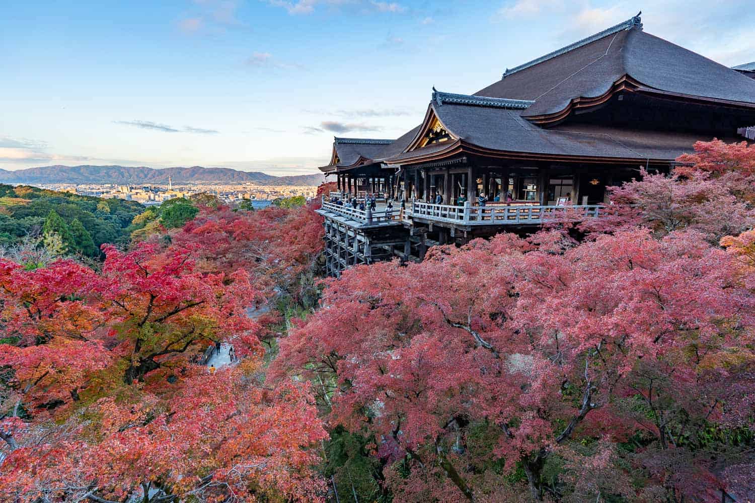 Kiyomizu-dera in autumn, Kyoto, Japan