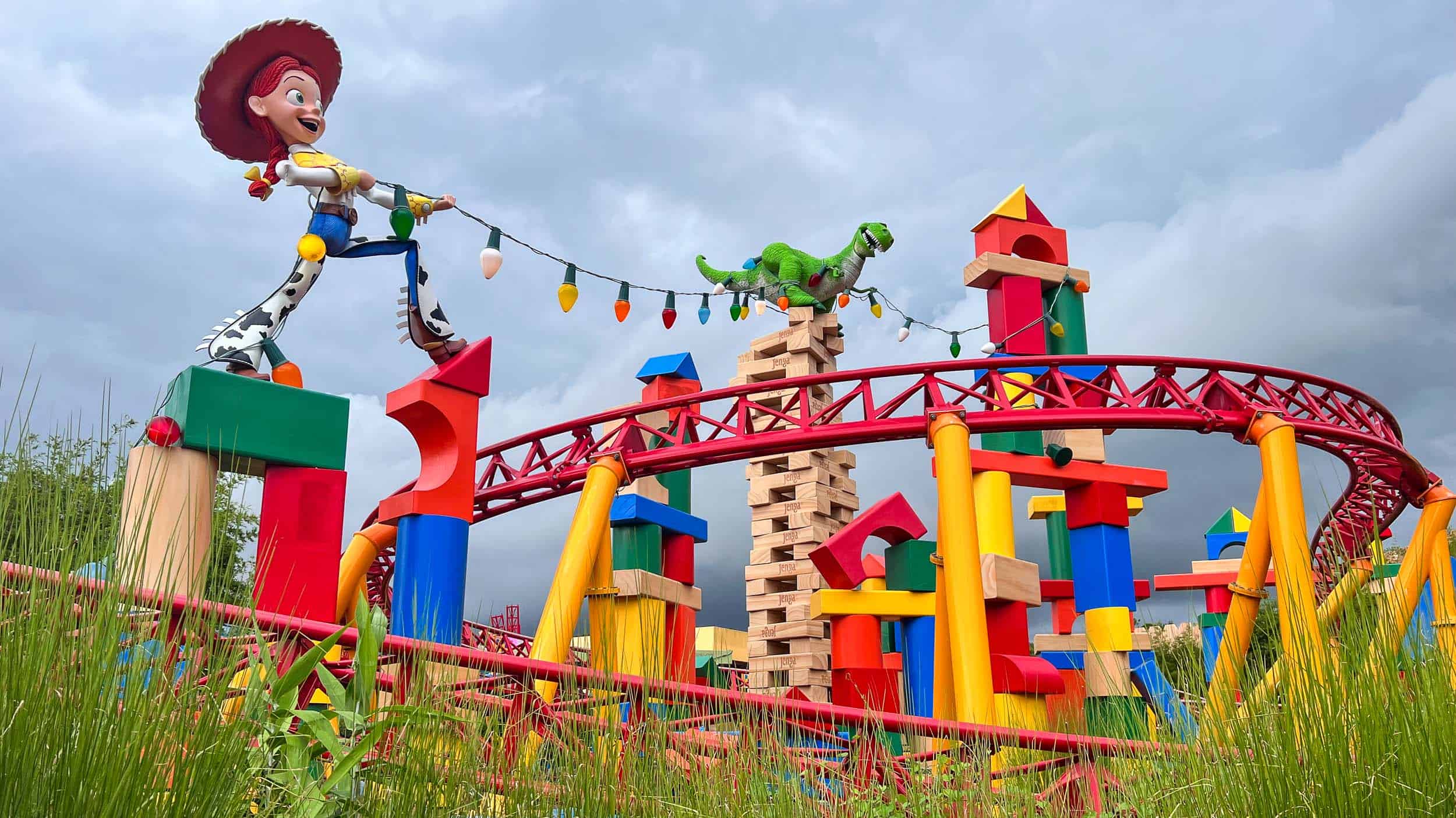 Slinky Dog Dash is one of the best rides to use Lightning Lane Multi Pass at Hollywood Studios in Disney World Florida