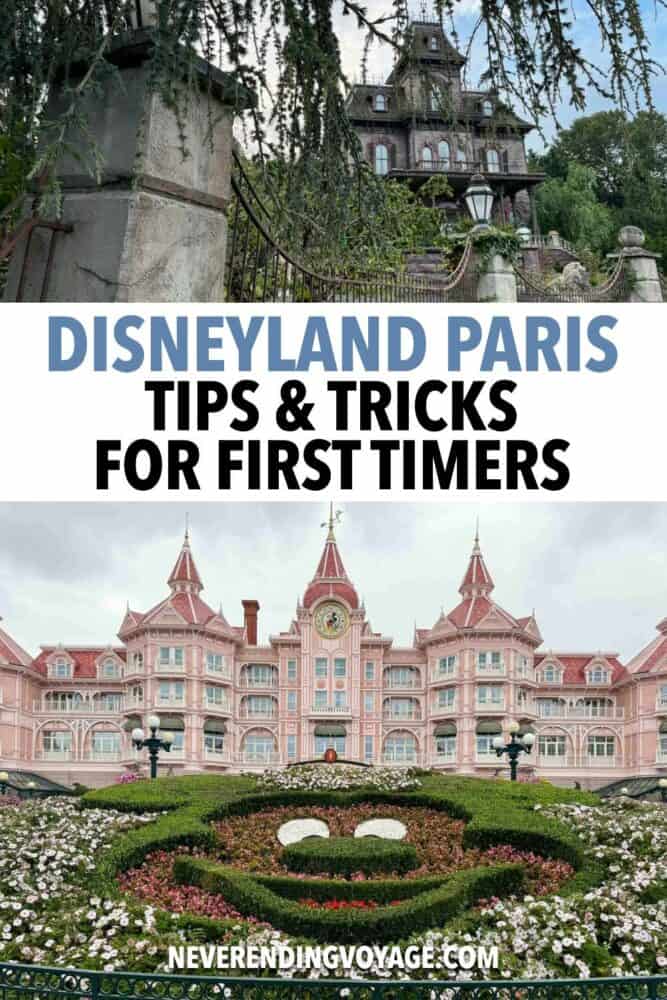 Disneyland Paris Tips Guide Pinterest pin