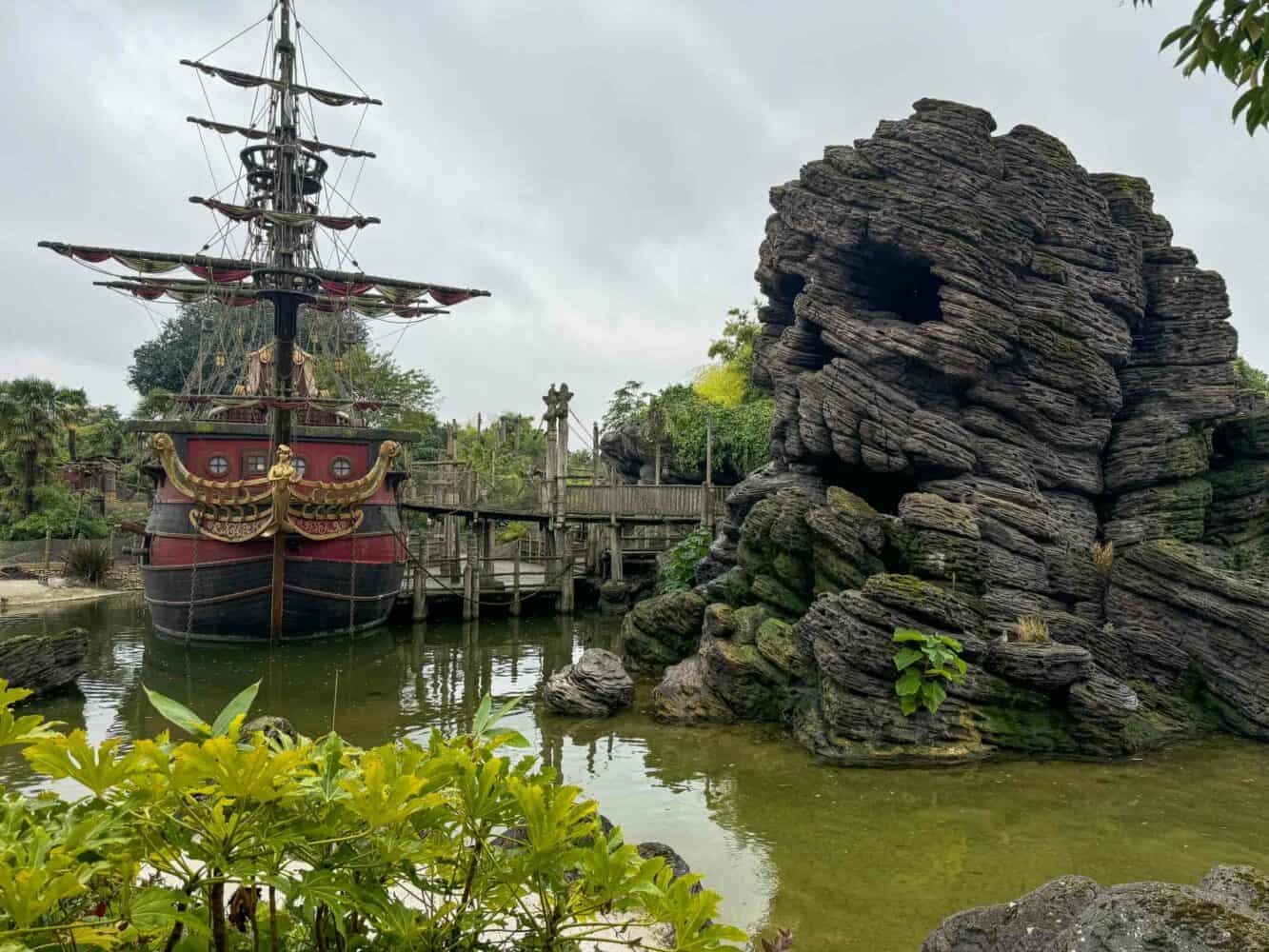 Skull Rock on Adventure Isle in Disneyland Paris