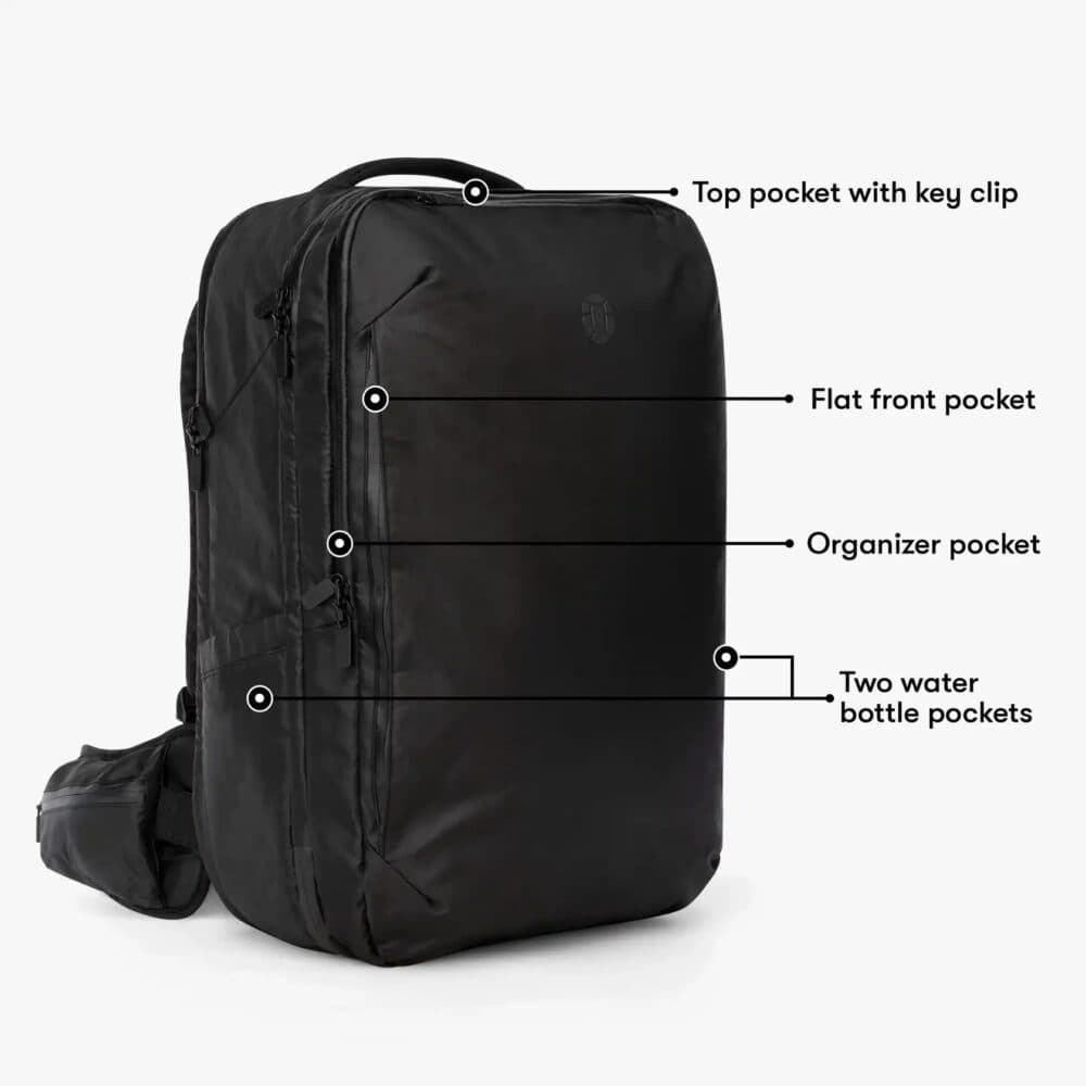 Tortuga Backpack Pro pocket details