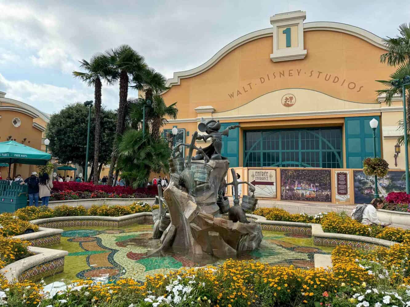 Entrance to Walt Disney Studios Park in Paris