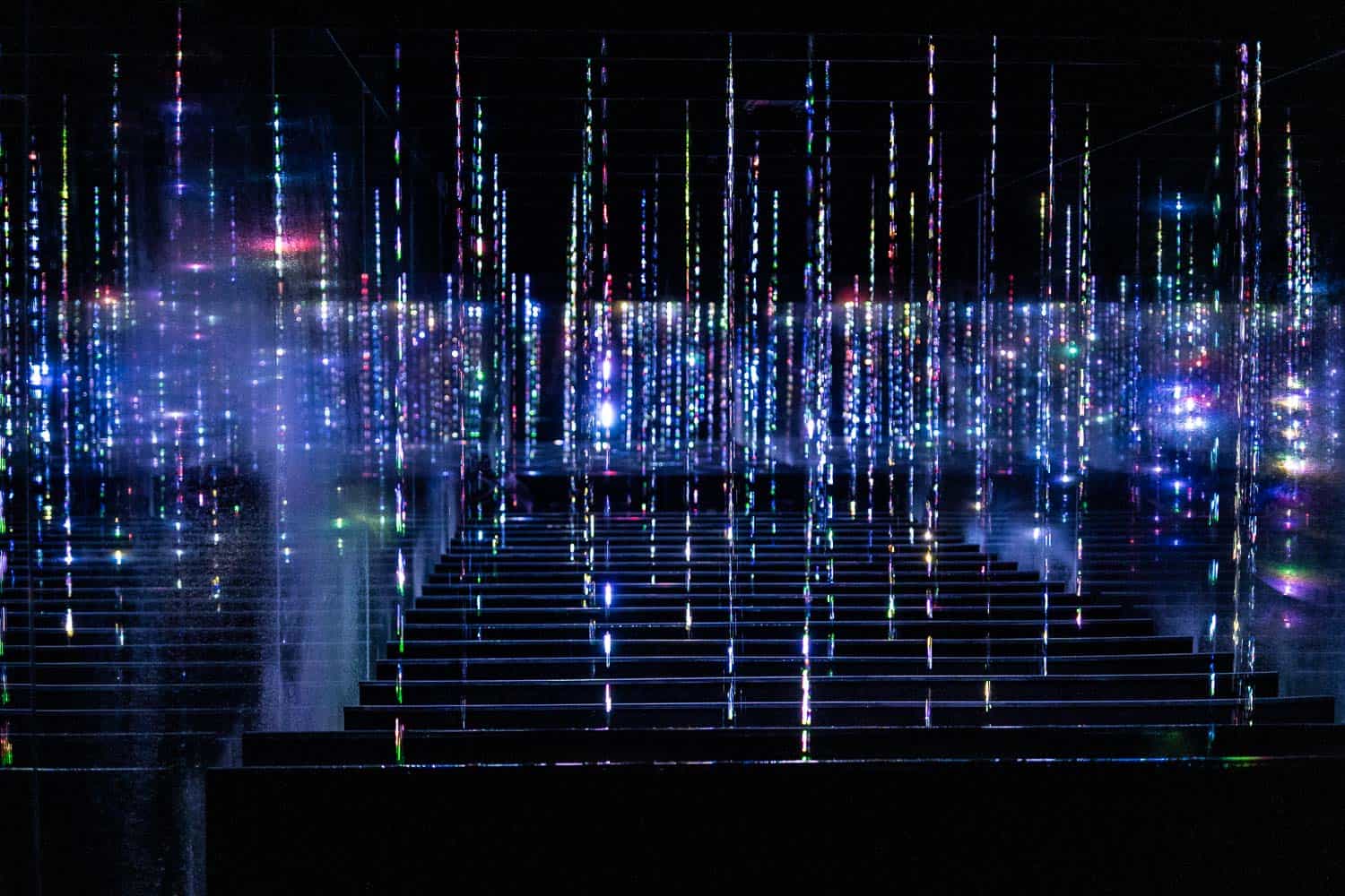 Ephemeral Solidified Light at TeamLab Planets in Tokyo