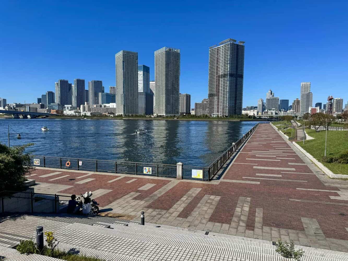 Waterfront Toyosu Park near TeamLab Planets, Tokyo