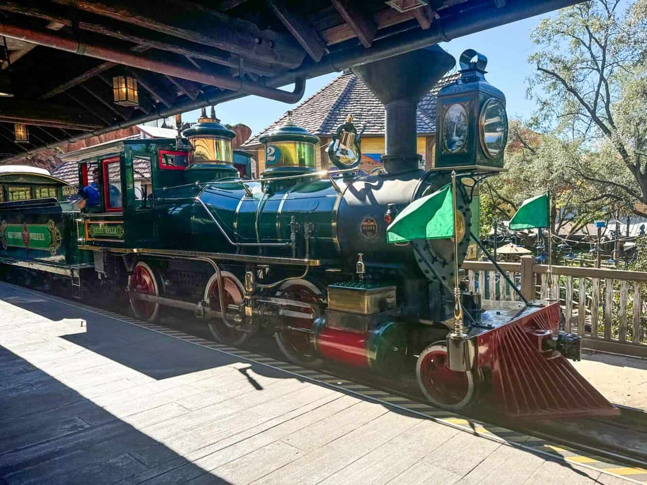 Walt Disney World Railroad train at Magic Kingdom