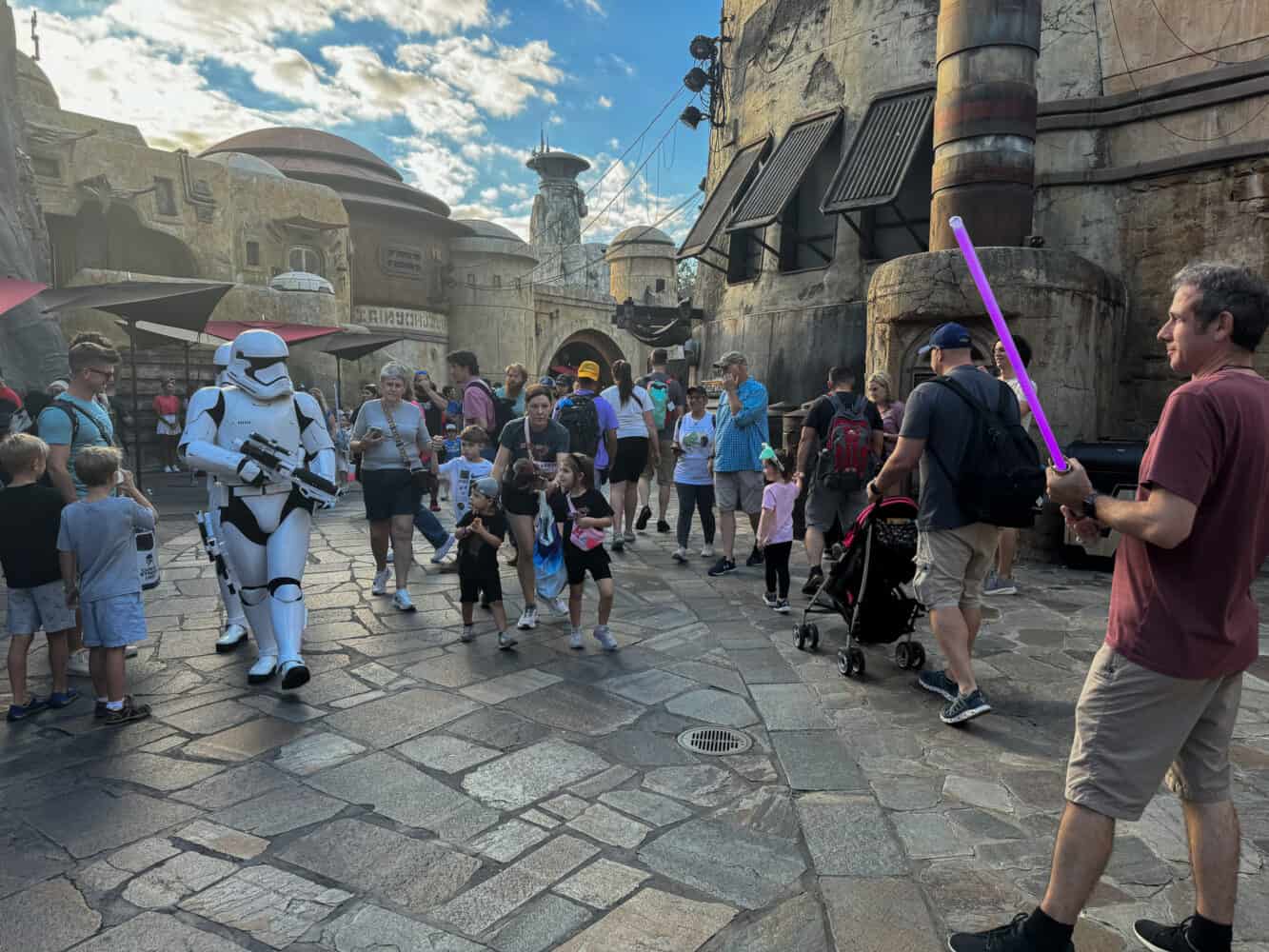 Stormtroopers in Galaxy's Edge, Hollywood Studios, Disney World, Orlando