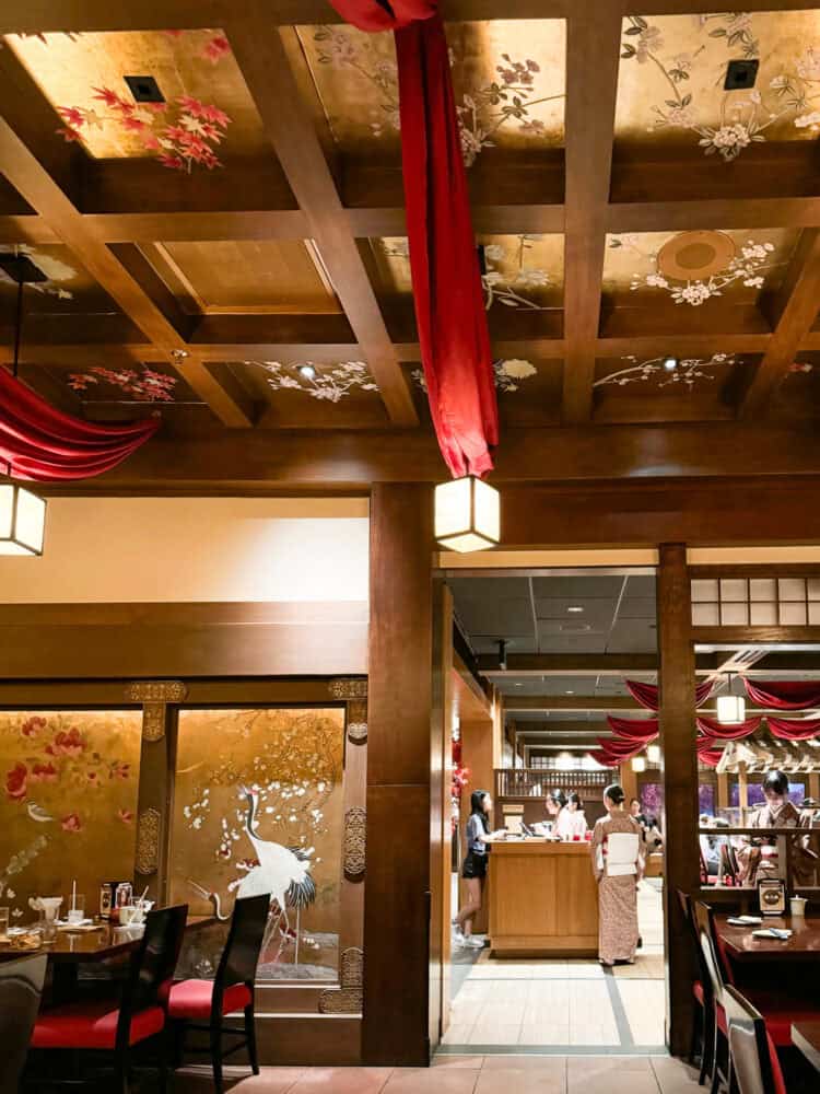 Interior at Shiki-Sai: Sushi Izakaya, Epcot, Disney World, Orlando