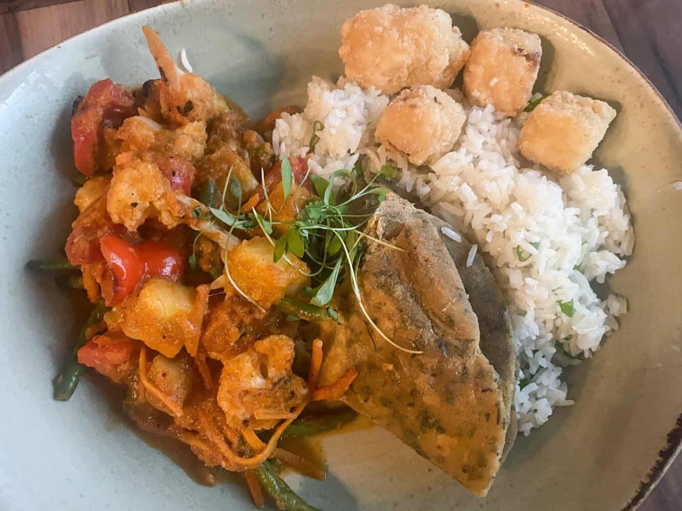 Curried Vegetable Crew Stew at Skipper Canteen, Magic Kingdom, Disney World, Orlando