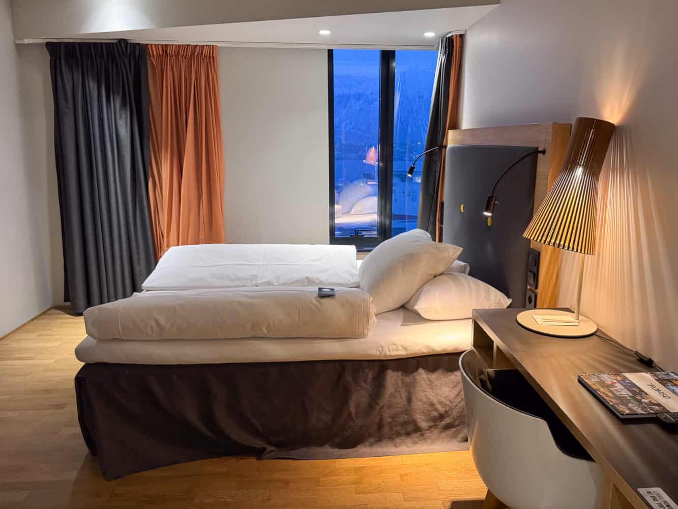 Superior double room in Clarion Hotel The Edge, Tromso, Norway