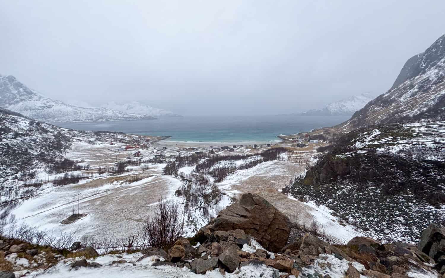 Grøtfjord viewpoint, Kvaloya, Norway