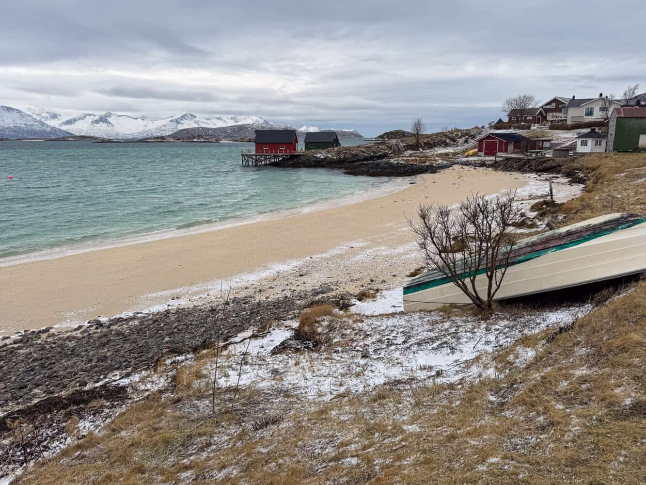 Prestvika beach, Sommaroy, Norway